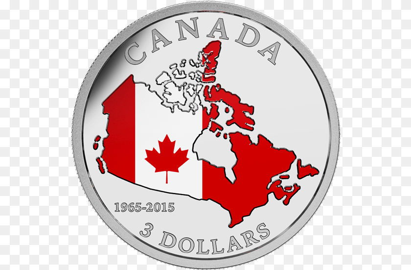 552x551 2015 3 Fine Silver Coin Canadian Flag 50th Anniversary, Money, Person, Baby PNG