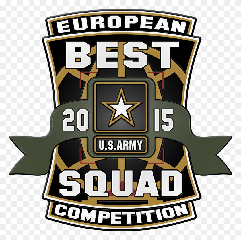 1339x1333 2015 Best Squad Competition Logo Us Army, Symbol, Trademark, Text HD PNG Download