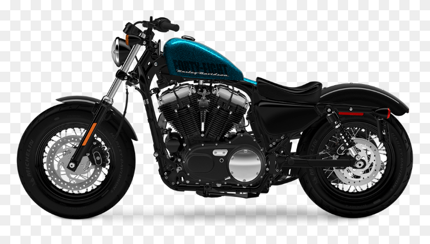 777x416 2015 Forty Eight Hard Candy Cancun Azul Harley Iron 883 2018, Motocicleta, Vehículo, Transporte Hd Png