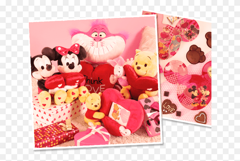 640x504 2015 Japan Disney Store Limited Edition Hearts Hug Stuffed Toy, Food, Sweets, Confectionery HD PNG Download