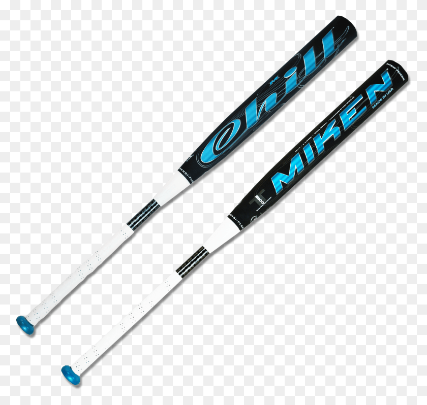 1217x1152 2015 Miken Chill 10 Softball Bat Ski, Baseball Bat, Baseball, Team Sport HD PNG Download