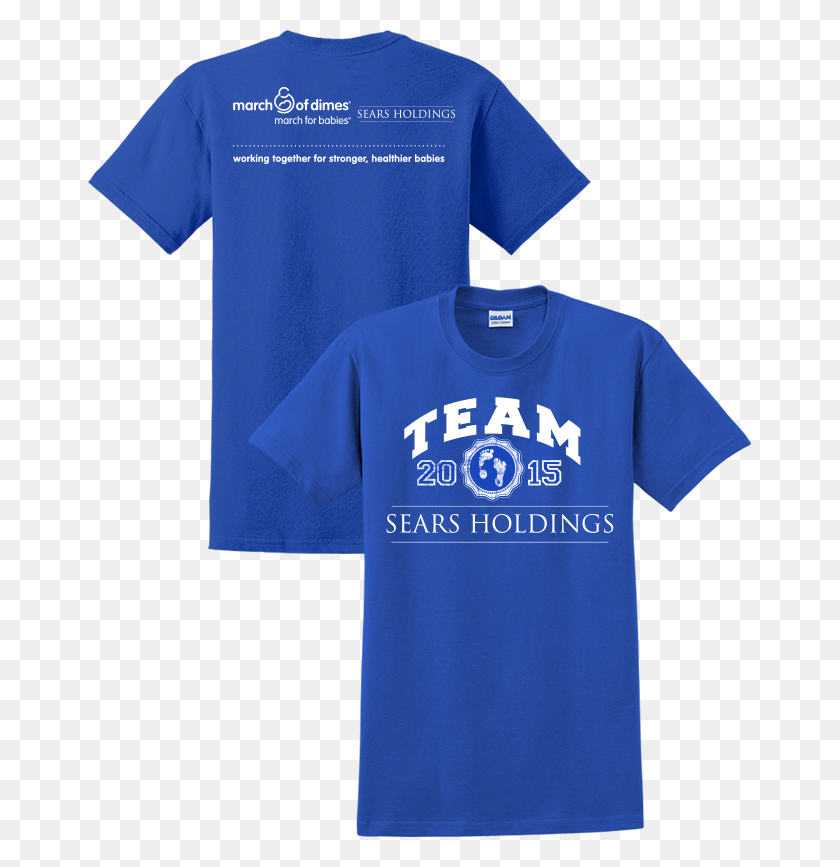 663x807 2015 Sears Holding Short Sleeve Tees March Of Dimes Active Shirt, Clothing, Apparel, T-shirt HD PNG Download
