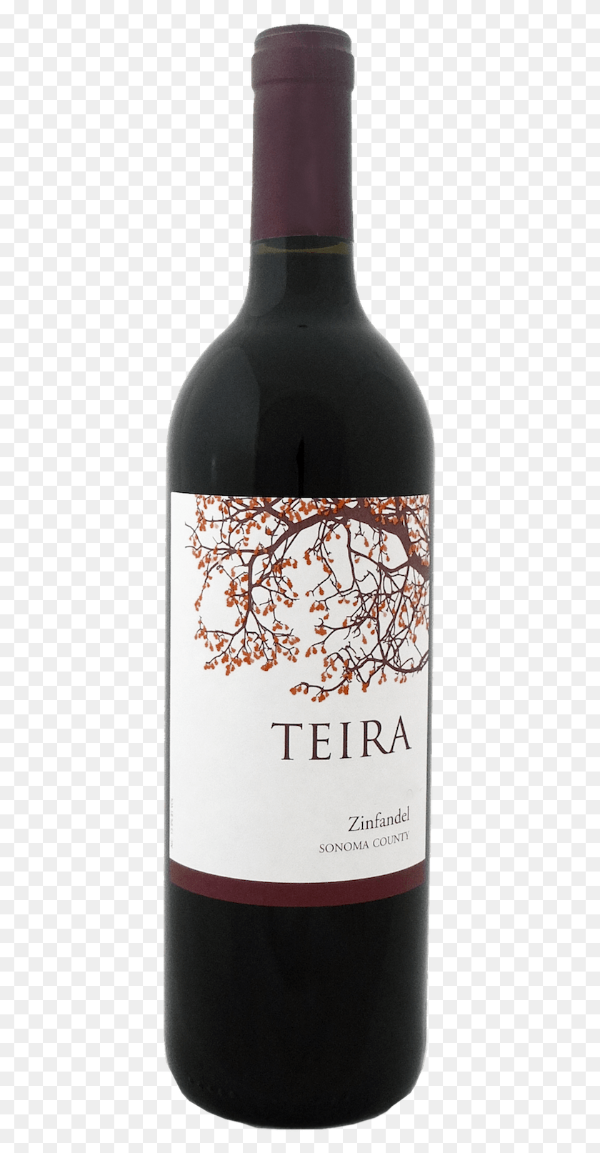 392x1554 2015 Teira Sonoma County Zinfandel Glass Bottle, Alcohol, Beverage, Drink HD PNG Download