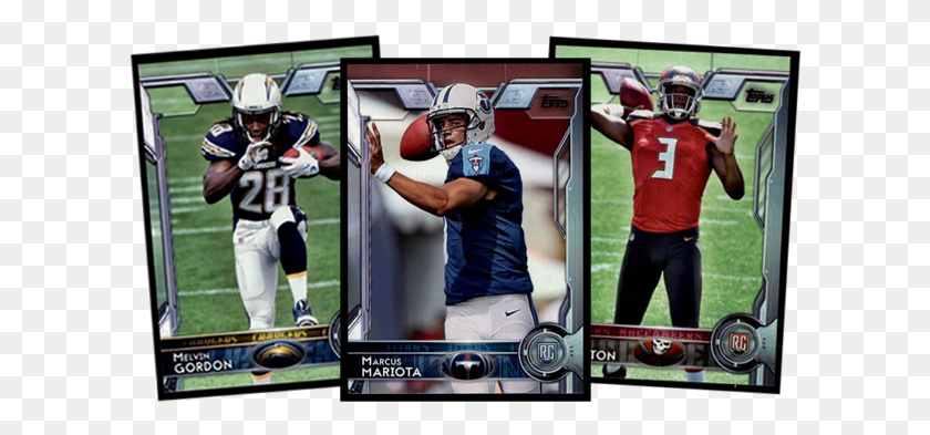 608x333 2015 Topps Football Cards Sprint Football, Clothing, Apparel, Person HD PNG Download