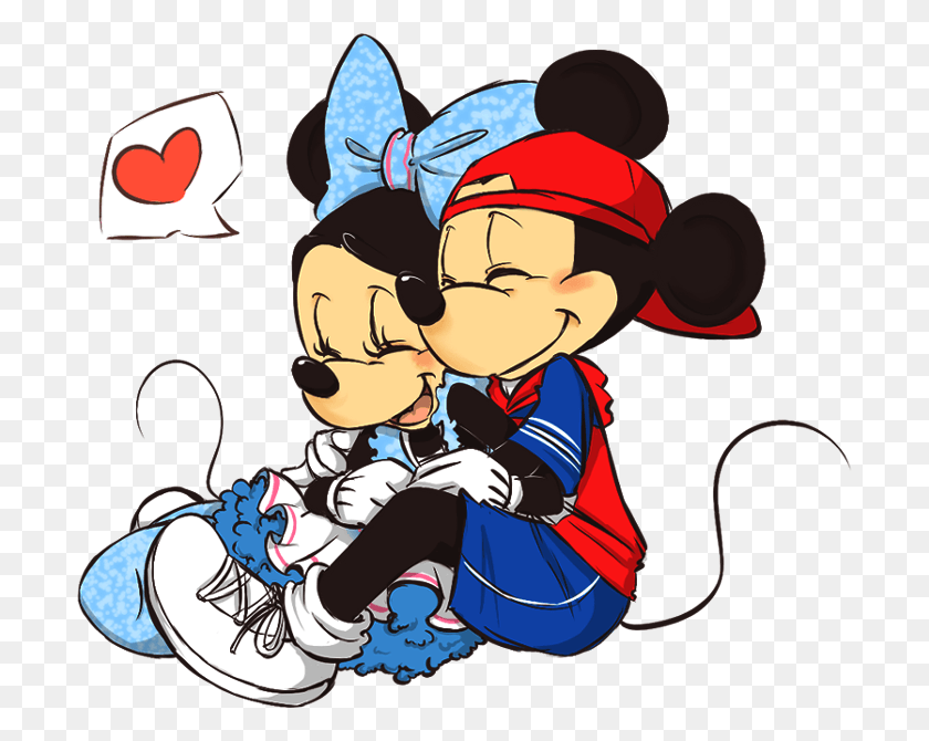 700x610 20151204005420 Cool Mickey And Minnie, Person, Human, Make Out HD PNG Download