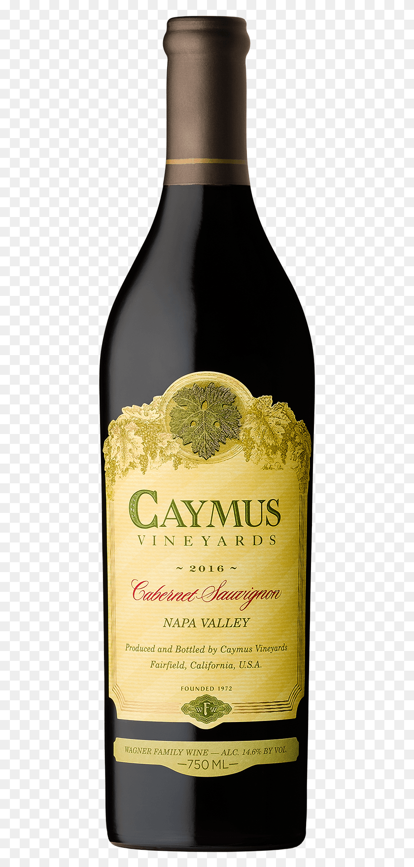 441x1698 2016 Caymus Vineyards Cabernet Sauvignon Napa Valley Caymus Wine, Liquor, Alcohol, Beverage HD PNG Download