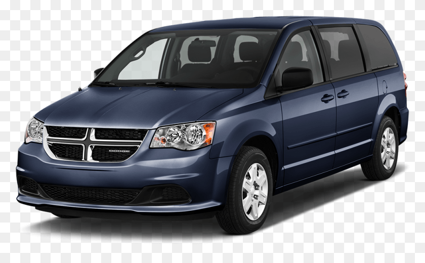 980x578 2016 Dodge Grand Caravan Angular Front Dodge Caravan 2016 Blue, Car, Vehicle, Transportation HD PNG Download