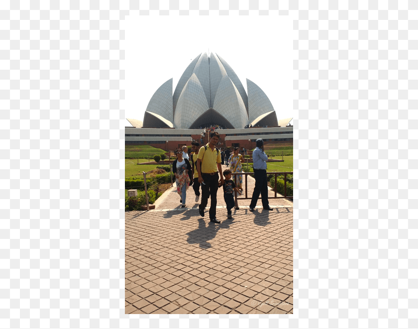 339x601 2016 India Vacation Delhi Lotus Temple Bahai House Lotus Temple, Person, Human, Architecture HD PNG Download
