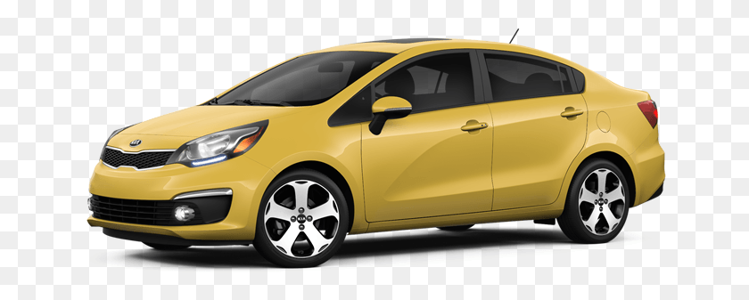 655x277 2016 Kia Rio Digital Yellow 2016 Kia Rio Yellow, Car, Vehicle, Transportation HD PNG Download