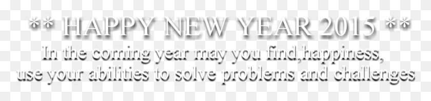 953x169 2016 New Year Monochrome, Text, Word, Alphabet HD PNG Download