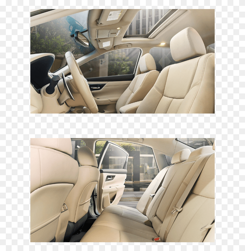 633x800 2016 Nissan Altima Sl 2016 Altima With Beige Interior, Cushion, Car Seat, Headrest HD PNG Download