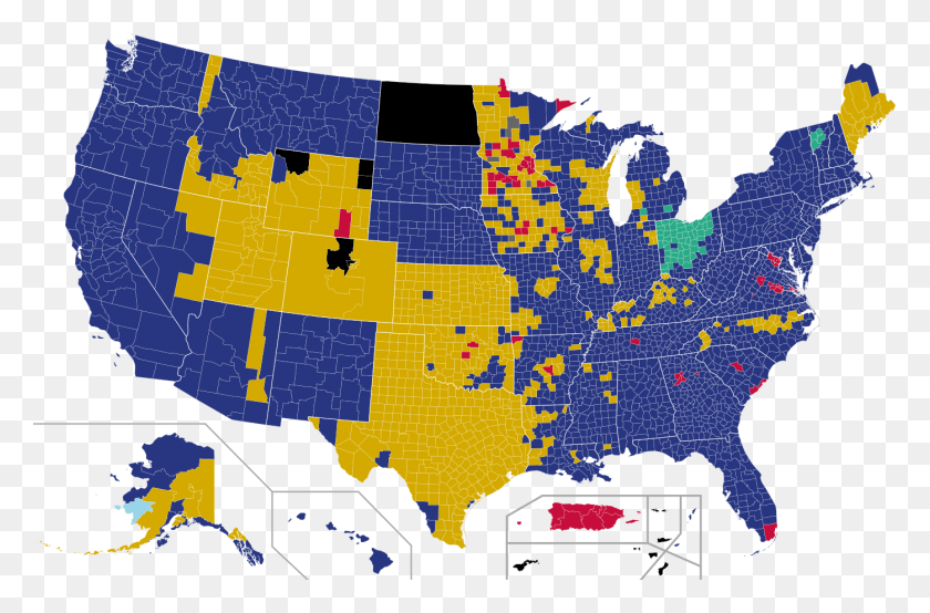 1397x886 Descargar Pngresultados De Las Primarias Presidenciales Republicanas De 2016 Por Condado Resultados De Las Elecciones De 2018 Por Condado, Parcela, Mapa, Diagrama Hd Png