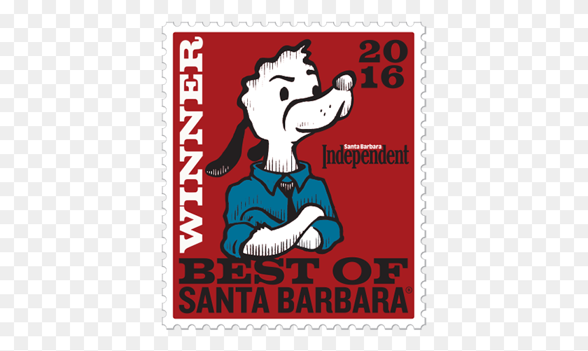 379x441 2016 Santa Barbara Independiente Lo Mejor De Santa Barbara Benotto, Cartel, Publicidad, Sello De Correos Hd Png Descargar