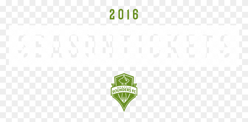 2921x1322 2016 Season Tickets Seattle Sounders Fc, Text, Symbol, Logo HD PNG Download