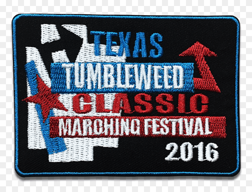 968x719 2016 Texas Tumbleweed Classic Marching Festival Patch Label, Word, Rug, Text HD PNG Download