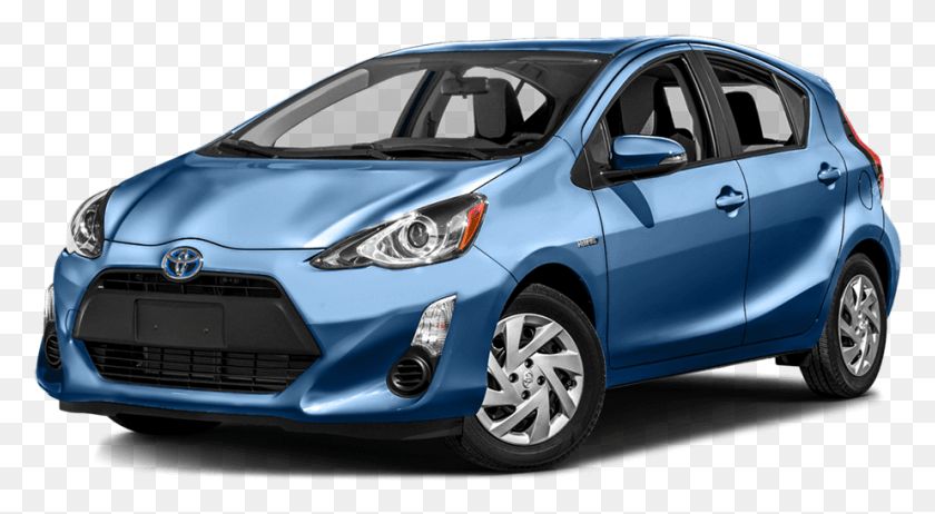 923x476 Descargar Png Toyota Prius C Azul 2016 Toyota Prius C One Hatchback, Coche, Vehículo, Transporte Hd Png
