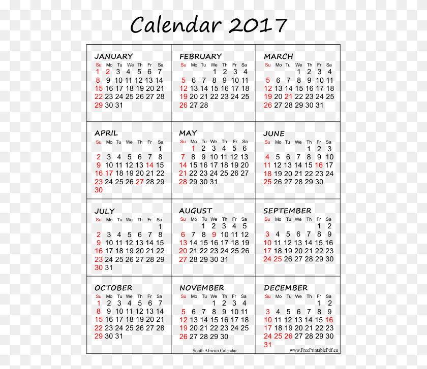500x667 2017 Calendar 2011, Text, Menu HD PNG Download