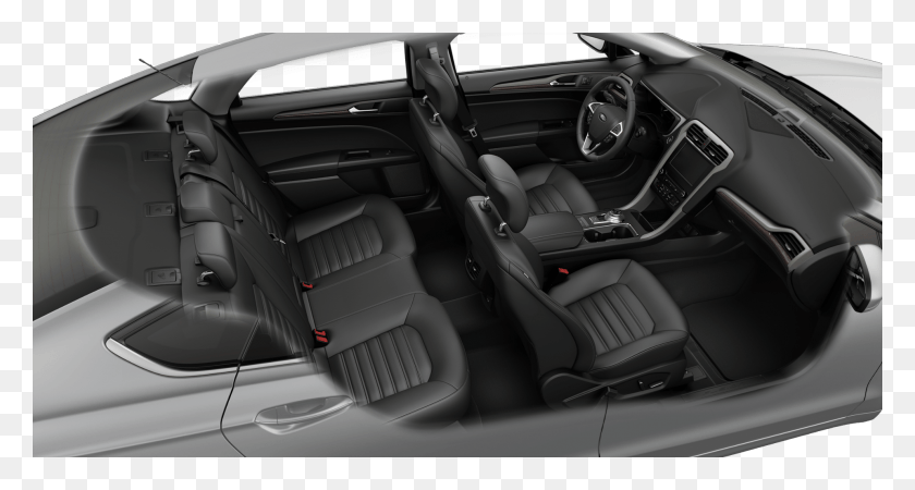 1920x960 2017 Ford Fusion Energi Interior Aerial View Black Interior 2018 Ford Fusion, Car, Vehicle, Transportation HD PNG Download