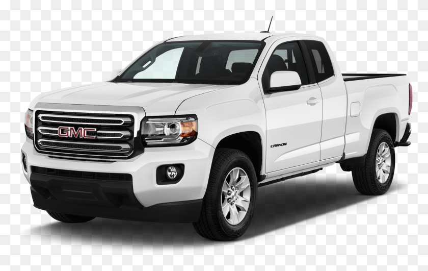 1851x1118 2017 Gmc Canyon 2019 Toyota Tacoma Trd Off Road Access Cab, Pickup Truck, Truck, Vehicle HD PNG Download