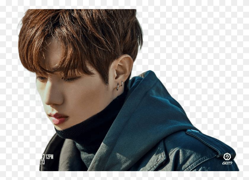 910x642 2017 Got7 Mark Never Ever, Clothing, Apparel, Person HD PNG Download
