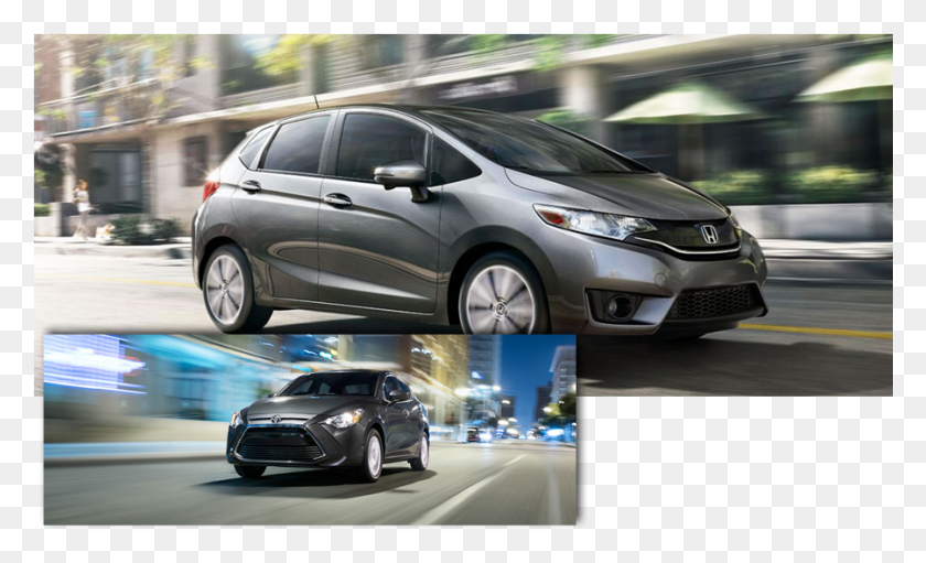 901x521 2017 Honda Fit Vs Honda Fit Vs Honda City 2018, Coche, Vehículo, Transporte Hd Png
