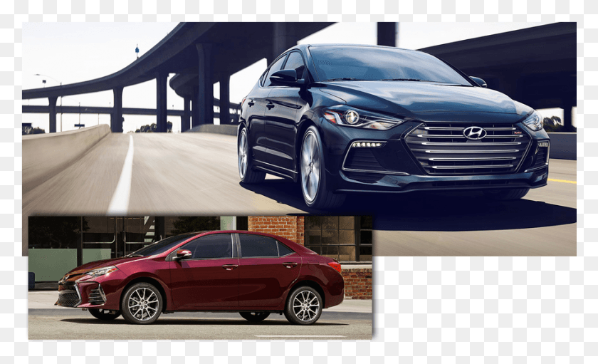 901x521 2017 Hyundai Elantra Vs Hyundai Elantra 2018 Trims, Car, Vehicle, Transportation HD PNG Download