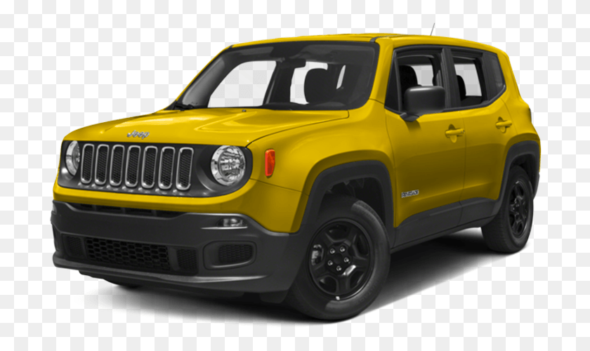 702x440 2017 Jeep Renegade Sport Base Hero 2018 Jeep Renegade Yellow, Car, Vehicle, Transportation HD PNG Download