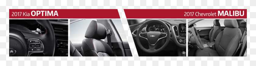 1500x305 2017 Kia Optima Vs 2017 Chevy Malibu Interior Comparison Lync 2013, Cushion, Steering Wheel, Wristwatch HD PNG Download