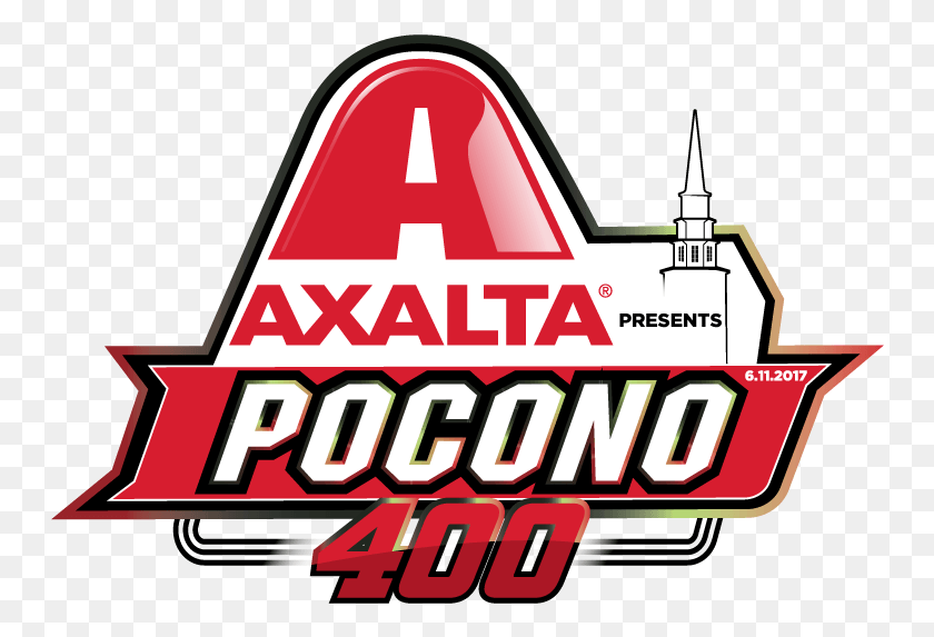 750x513 2017 Nascar Pocono Axalta Presents The Pocono, Label, Text, Advertisement HD PNG Download