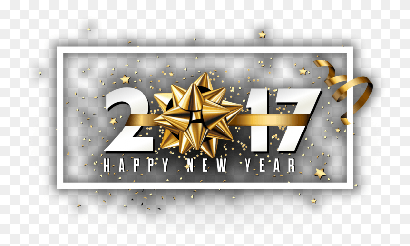 1167x667 2017 New Year, Star Symbol, Symbol, Text HD PNG Download