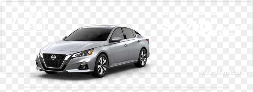 1174x428 2017 Nissan Altima, Advertisement, Vehicle, Transportation, Sedan Sticker PNG