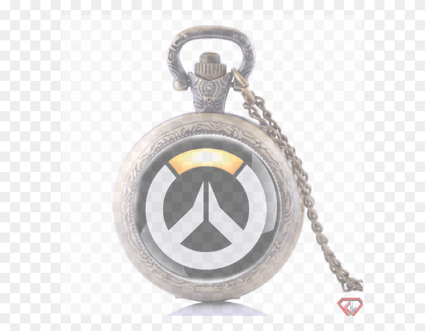 595x595 2017 Overwatch Pocket Watch Necklace Orologio Donna Celtico, Pendant, Locket, Jewelry HD PNG Download