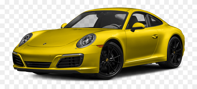739x320 2017 Porsche 911 Amarillo Porsche 911 2019 Gris, Coche, Vehículo, Transporte Hd Png