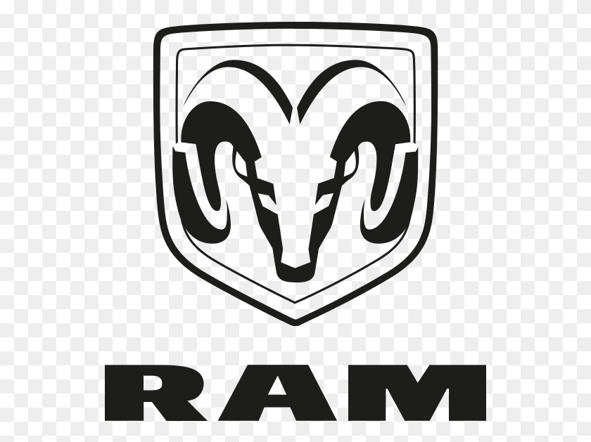 543x569 2017 Ram 1500 Dodge Ram Logo Transparent, Label, Text, Symbol HD PNG Download