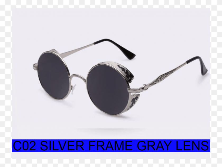 751x573 2017 Steampunk High Fashion Trend Round Mirror Vintage Round Metal Eyewear Vintage Polarized Steampunk Sunglasses, Accessories, Accessory, Glasses HD PNG Download