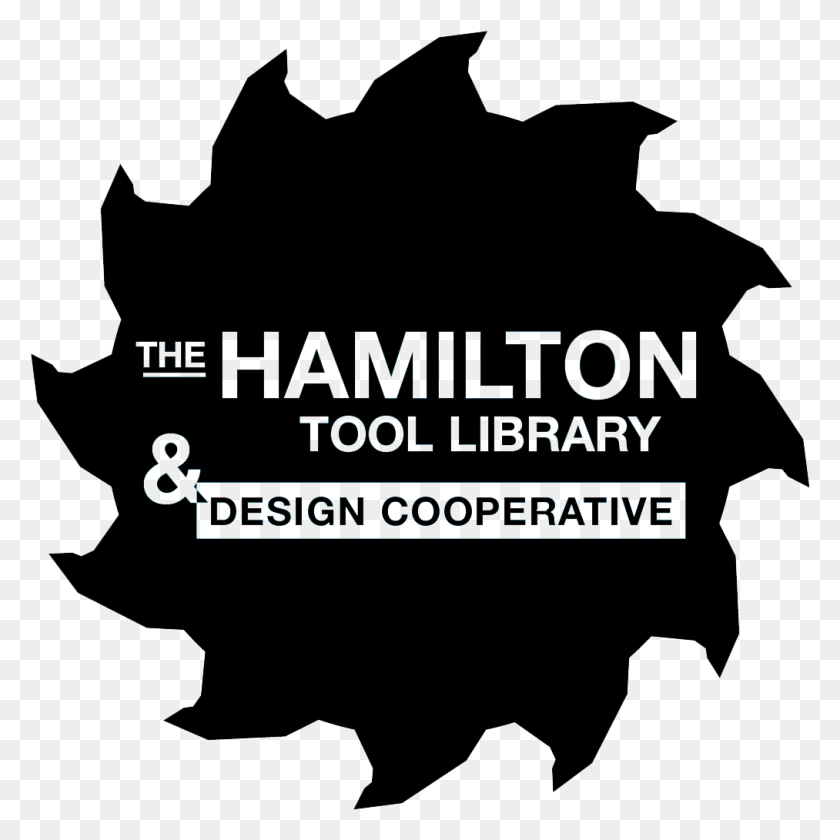 1013x1013 2017 The Hamilton Tool Library Logo Illustration, Text, Symbol, Floral Design HD PNG Download