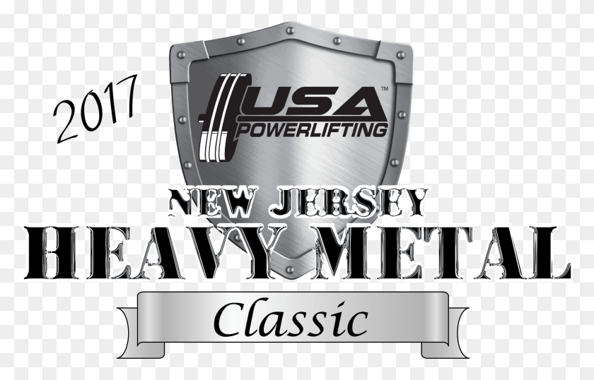 2206x1354 2017 Usa Powerlifting New Jersey Heavy Metal Clásico, Texto, Palabra, Símbolo Hd Png