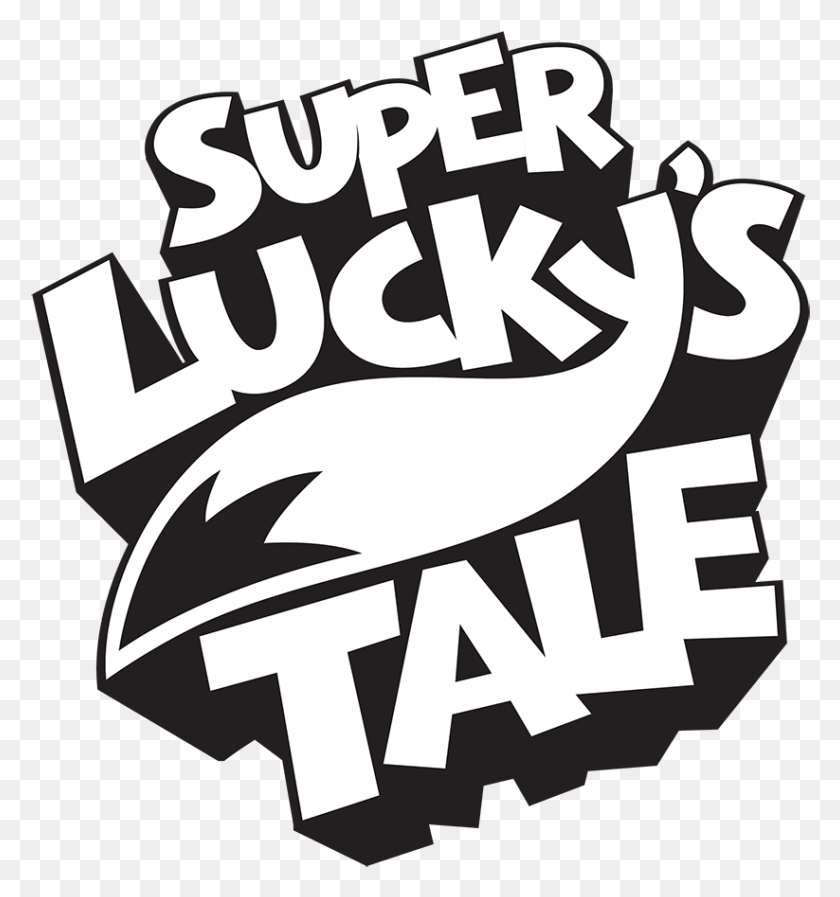 823x884 2017 Welcome To Adventure With Super Luckyamprsquos Super Lucky Tale Logo, Text, Alphabet, Symbol HD PNG Download
