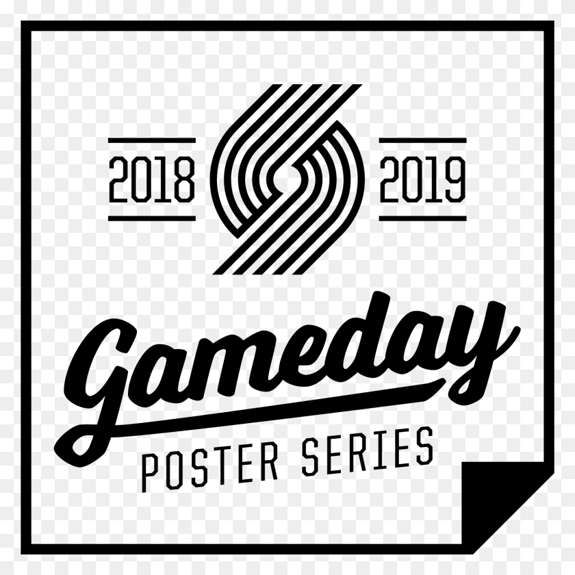 1500x1500 2018 19 Gameday Poster Series Graphic Design, Label, Text, Alphabet HD PNG Download
