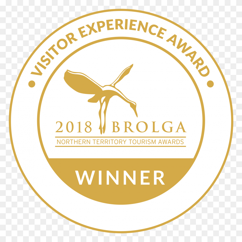 2171x2171 2018 Best Visitor Experience In The Nt Circle, Label, Text, Gold Descargar Hd Png