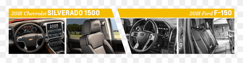1500x305 2018 Chevrolet Silverado 1500 Vs 2018 Ford F 150 Interior Ford Mondeo, Cushion, Car, Vehicle HD PNG Download
