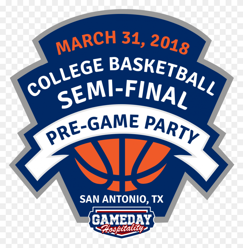 1081x1101 2018 College Basketball Semifinal Pre Game Party Basketball, Label, Text, Poster Hd Png