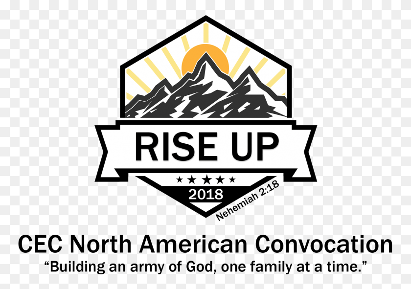 1801x1227 Логотип Convocation Sunrise And Mountain 2018, Символ, Товарный Знак, Текст Hd Png Скачать