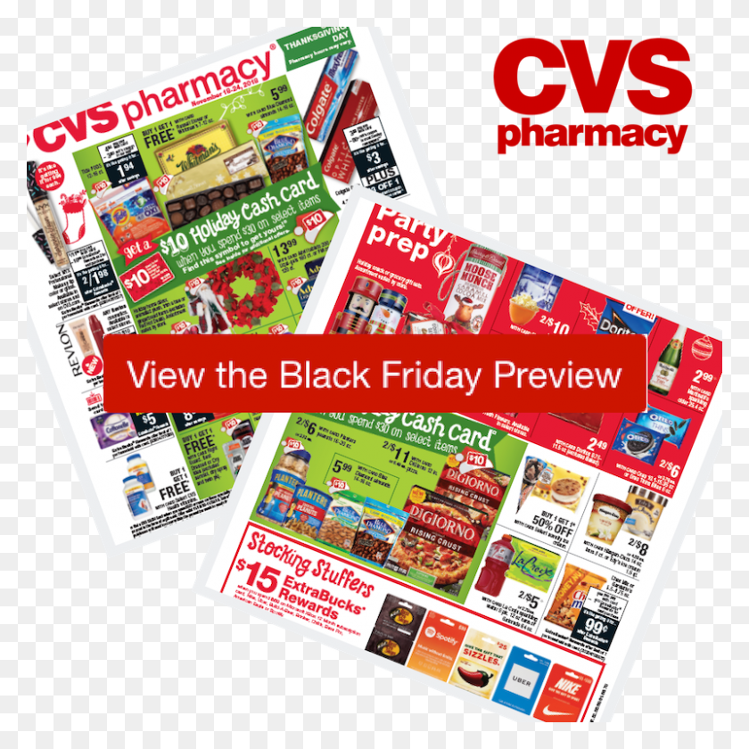 800x800 2018 Cvs Black Friday Ad Cvs Pharmacy, Poster, Advertisement, Flyer HD PNG Download