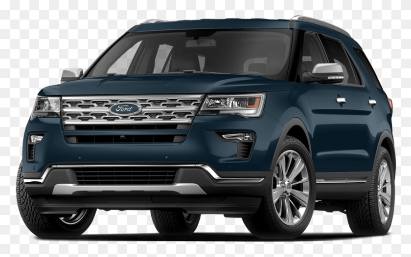 861x515 2018 Ford Explorer Black 2018 Chevy Traverse, Car, Vehicle, Transportation HD PNG Download