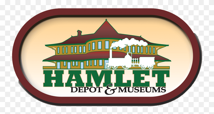 748x387 2018 Hamlet Historic Depot Inc, Text, Outdoors, Label HD PNG Download