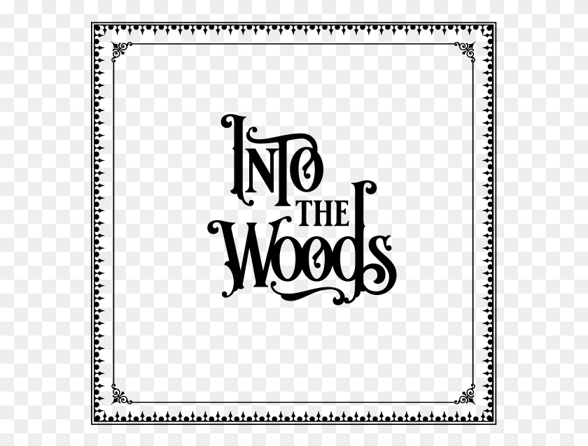 581x578 2018 Into The Woods Logo K Calligraphy, Gray, World Of Warcraft HD PNG Download