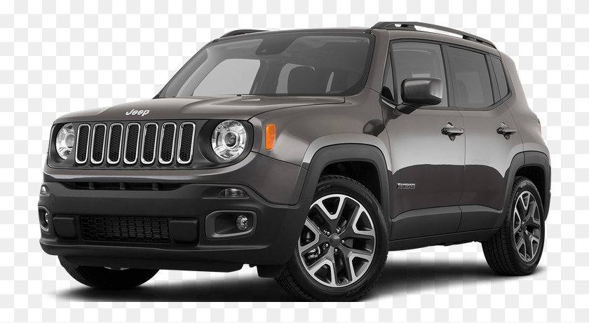 739x401 Jeep Renegade 2018 Jeep Renegade Black, Автомобиль, Транспортное Средство, Транспорт Hd Png Скачать