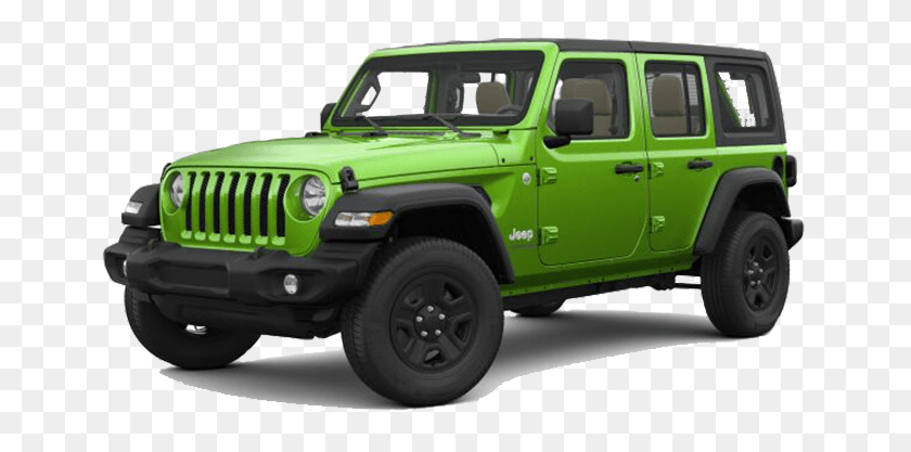 653x357 Jeep Wrangler Green 2018 Jeep Wrangler Unlimited Sport, Автомобиль, Транспортное Средство, Транспорт Hd Png Скачать