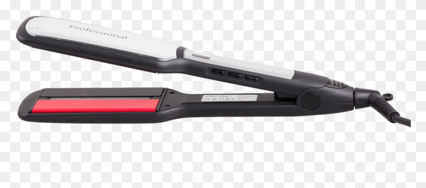 793x317 2018 New Fashionable Titanium Ceramic Flat Irons Private Hairdresser, Weapon, Weaponry, Tool HD PNG Download